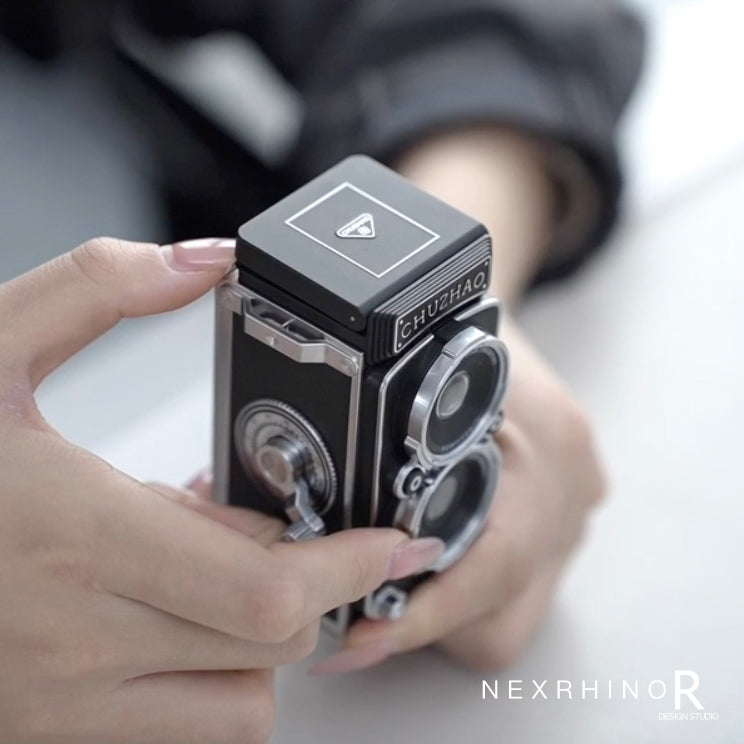 NexRhino Retro Dual-Lens Digital Camera retro CCD, high-definition entry-level, compact travel camera