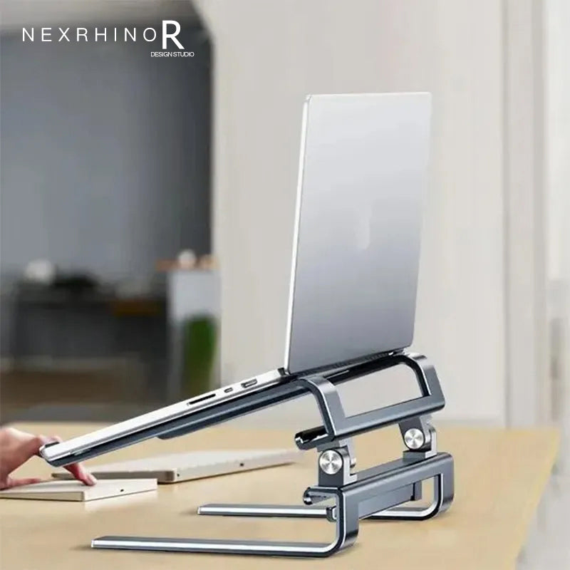 NexRhino Aluminum Alloy Anti-Slip Cooling Foldable Stand for Laptops and iPad
