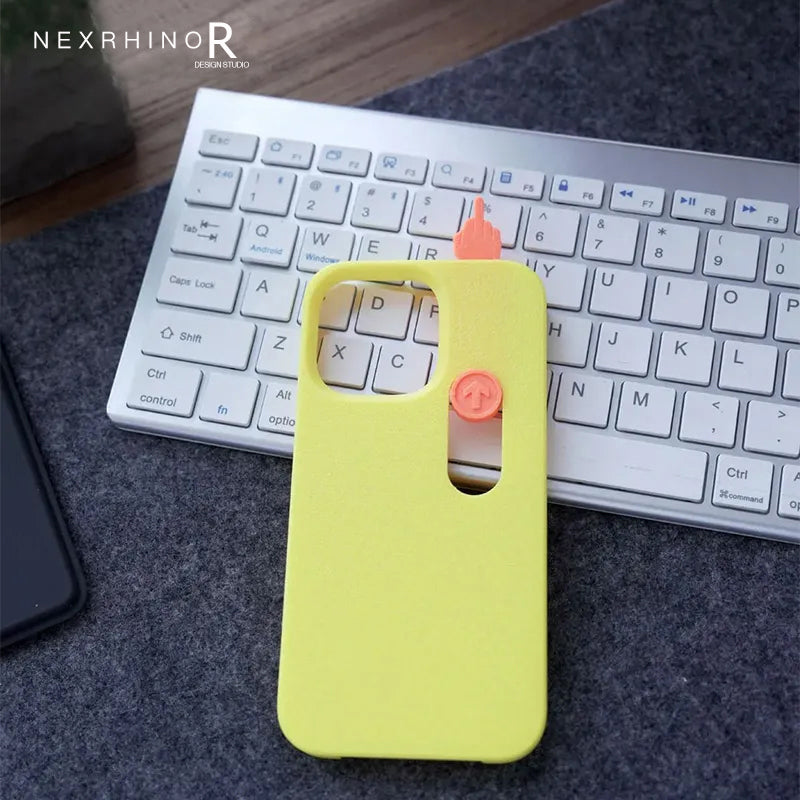 NexRhino Creative Finger Slide Toy Phone Case for Apple iPhone