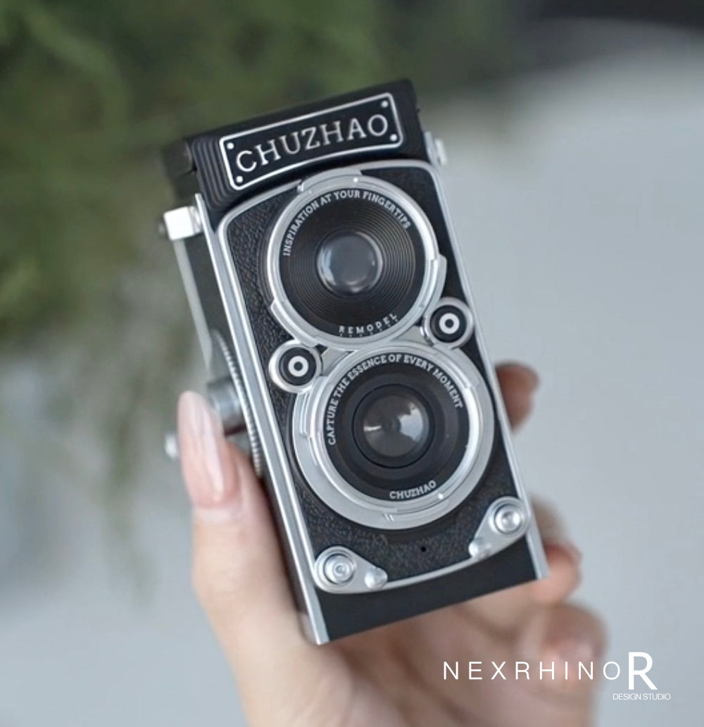 NexRhino Retro Dual-Lens Digital Camera retro CCD, high-definition entry-level, compact travel camera