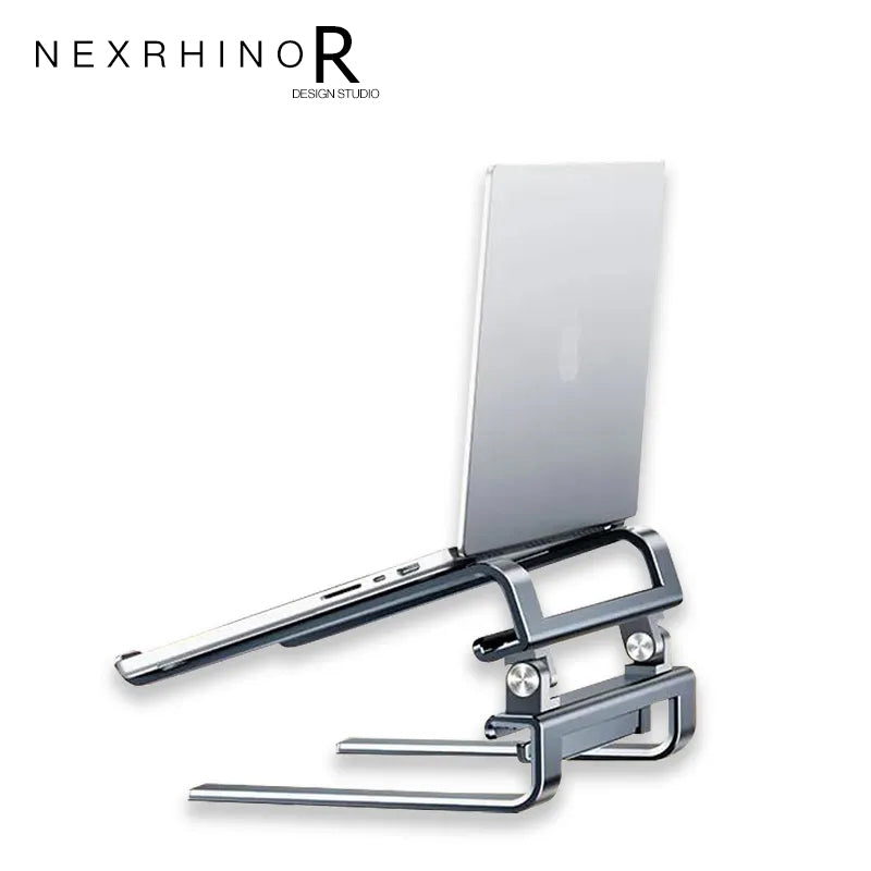 NexRhino Aluminum Alloy Anti-Slip Cooling Foldable Stand for Laptops and iPad