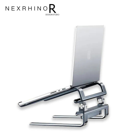NexRhino Aluminum Alloy Anti-Slip Cooling Foldable Stand for Laptops and iPad