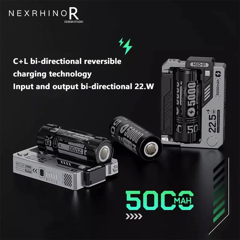 NexRhino PowerCrate Modular USB-C Fast Charging Power Bank System