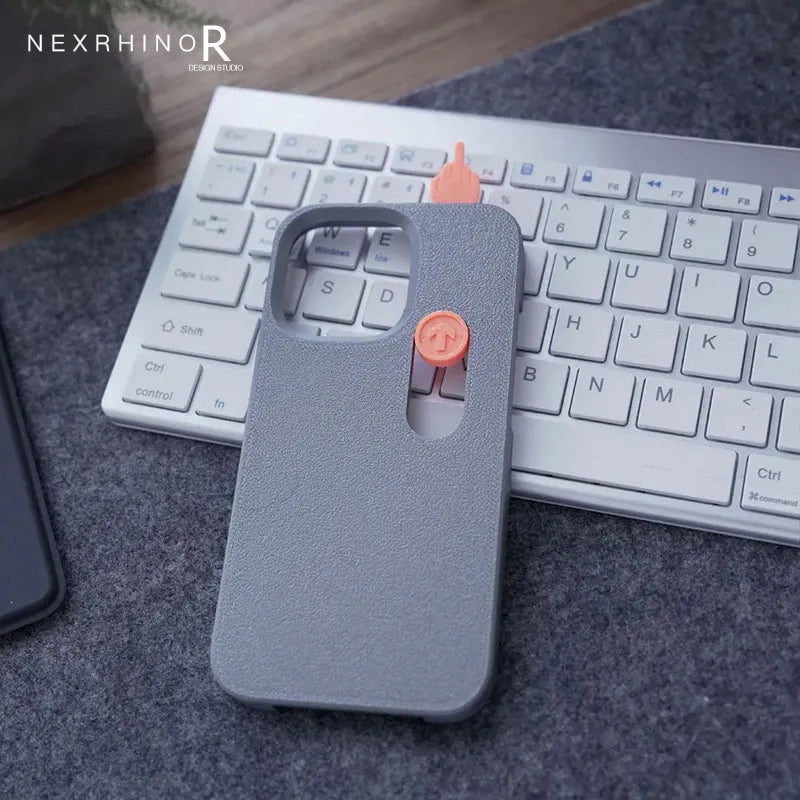 NexRhino Creative Finger Slide Toy Phone Case for Apple iPhone