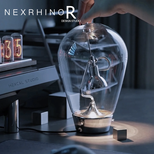 NexRhino  Industrial creative design office desk and bedroom bedside touch dimming lamp