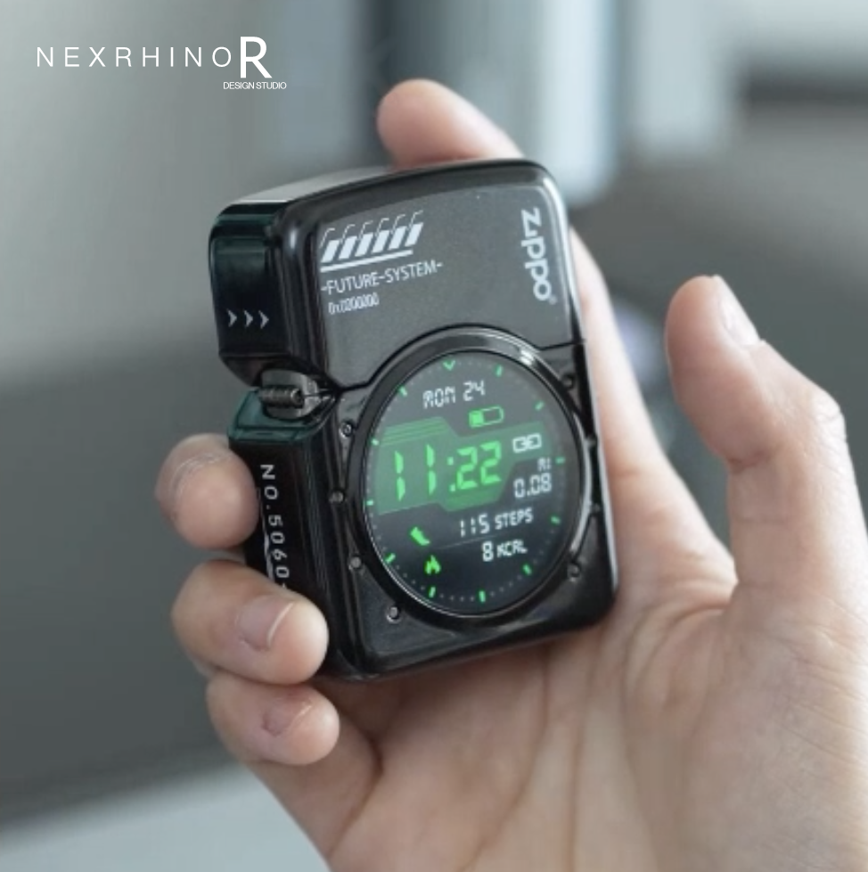 NexRhino Lighter Fluid Insert Windproof Lighter - Refillable Lighter for Cigarettes Cigar Candle Pocket Lighter Fire Starter