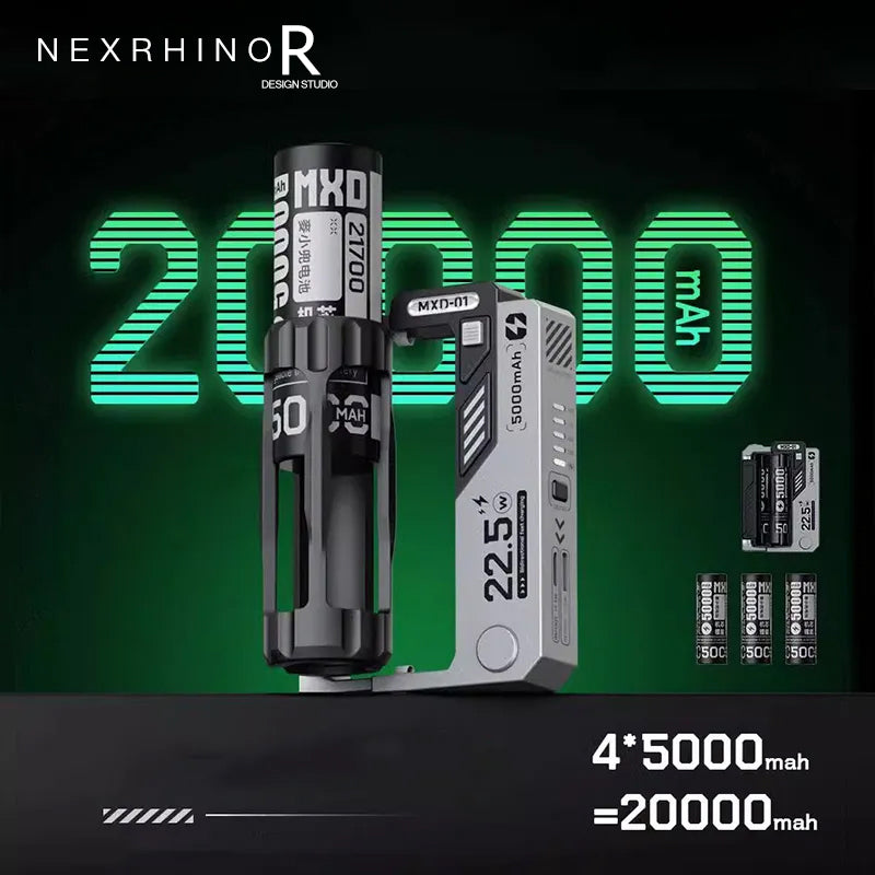 NexRhino PowerCrate Modular USB-C Fast Charging Power Bank System