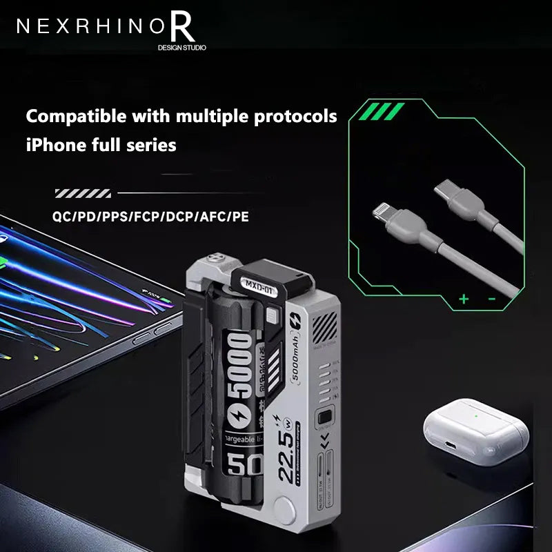 NexRhino PowerCrate Modular USB-C Fast Charging Power Bank System