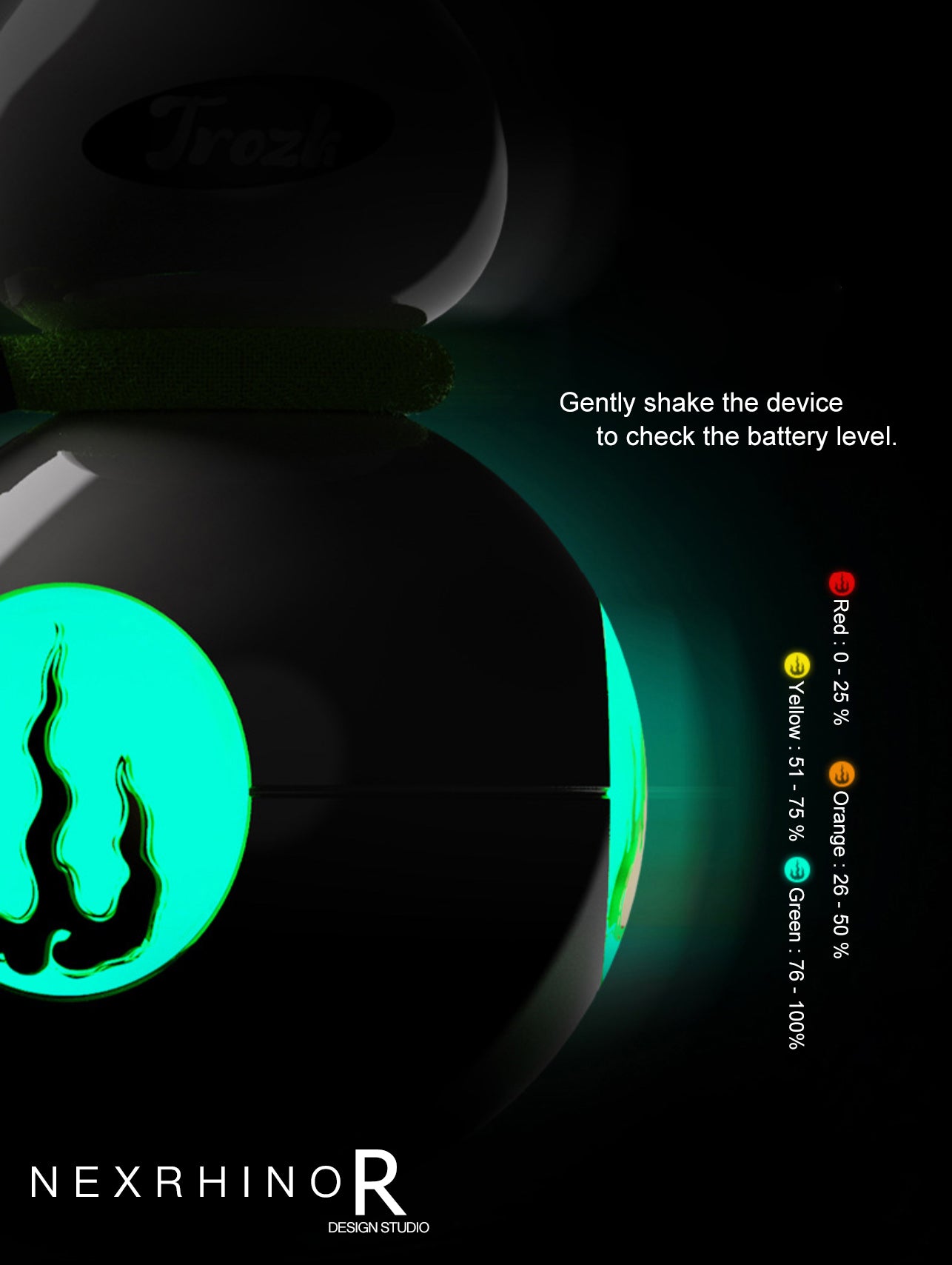 NexRhino Black Wukong Gourd-Shaped 10,000mAh Power Bank