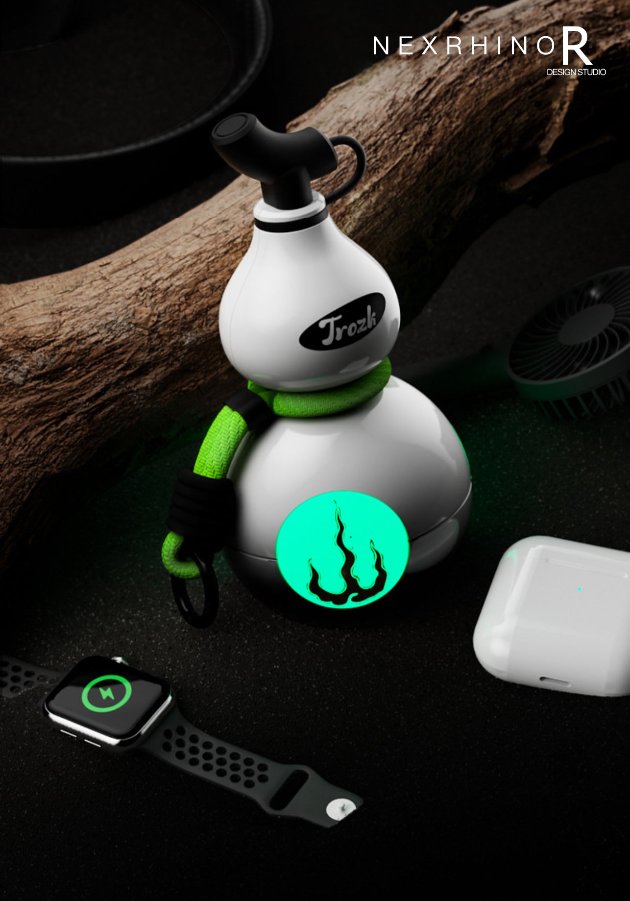 NexRhino Black Wukong Gourd-Shaped 10,000mAh Power Bank