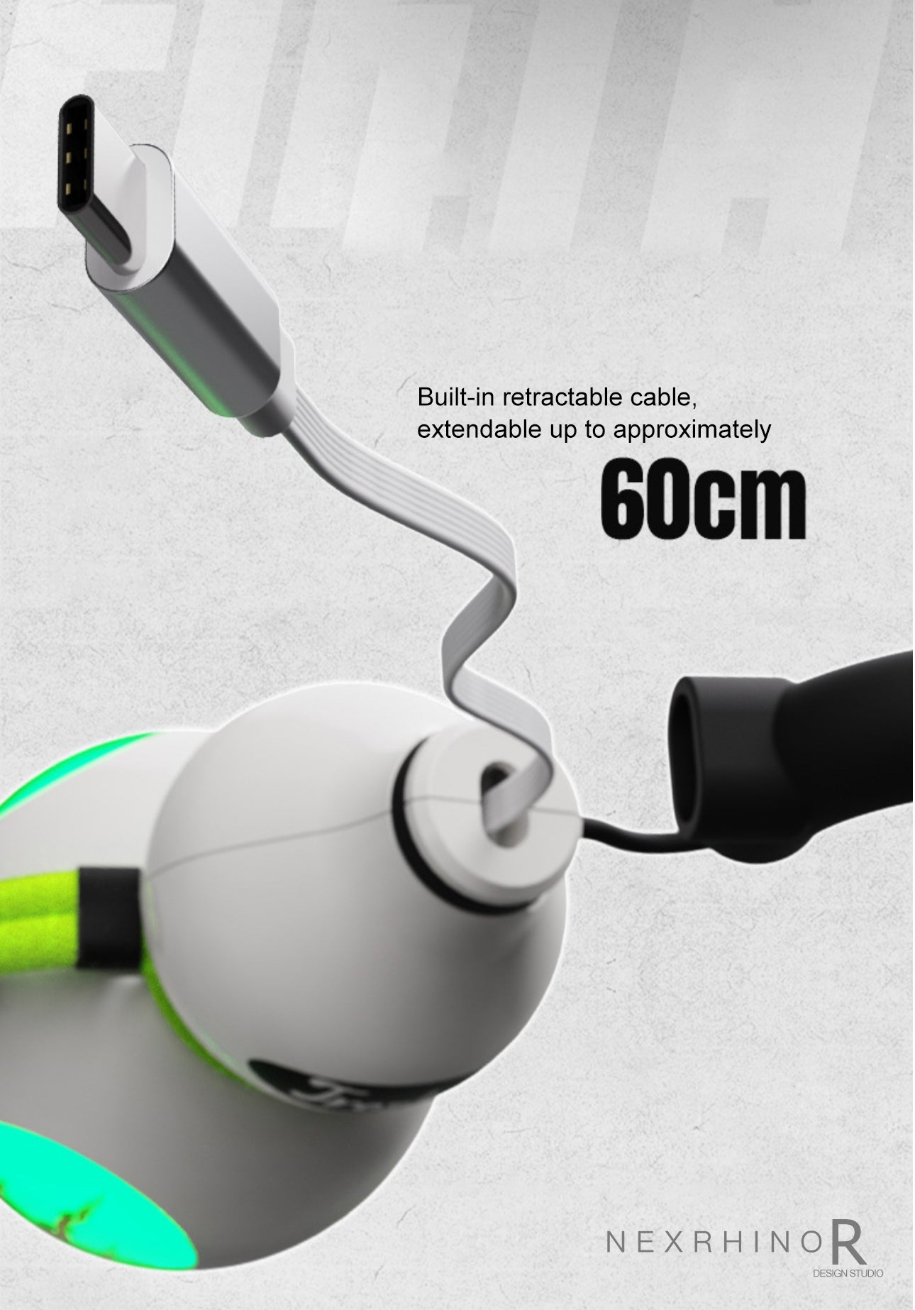 NexRhino Black Wukong Gourd-Shaped 10,000mAh Power Bank