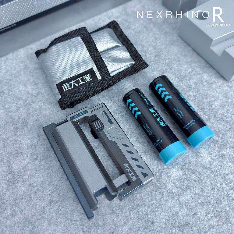 NexRhino Tactical Military-Style Power Bank with Replaceable Battery Core – Rugged War Game Design for Outdoor & Survival Use