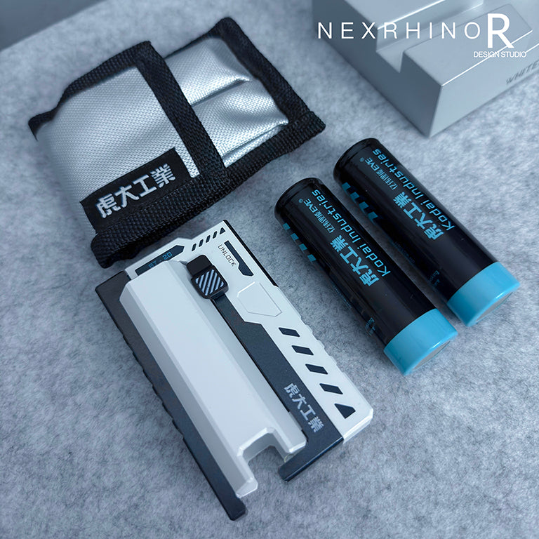 NexRhino Tactical Military-Style Power Bank with Replaceable Battery Core – Rugged War Game Design for Outdoor & Survival Use