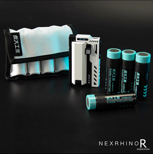 NexRhino Tactical Military-Style Power Bank with Replaceable Battery Core – Rugged War Game Design for Outdoor & Survival Use