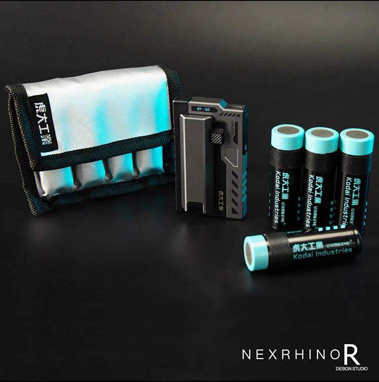 NexRhino Tactical Military-Style Power Bank with Replaceable Battery Core – Rugged War Game Design for Outdoor & Survival Use