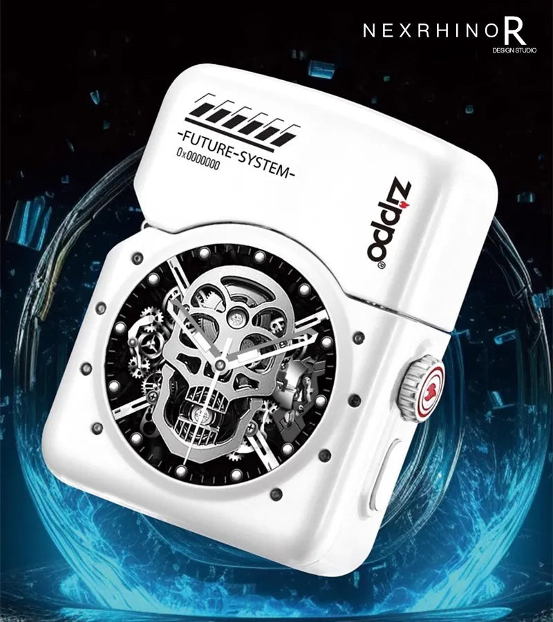 NexRhino Lighter Fluid Insert Windproof Lighter - Refillable Lighter for Cigarettes Cigar Candle Pocket Lighter Fire Starter