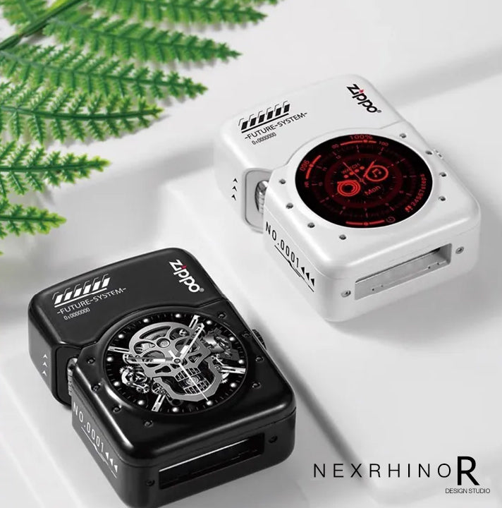 NexRhino Lighter Fluid Insert Windproof Lighter - Refillable Lighter for Cigarettes Cigar Candle Pocket Lighter Fire Starter